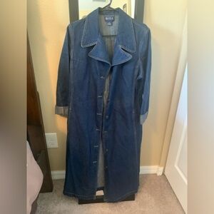 Denim Long Coat